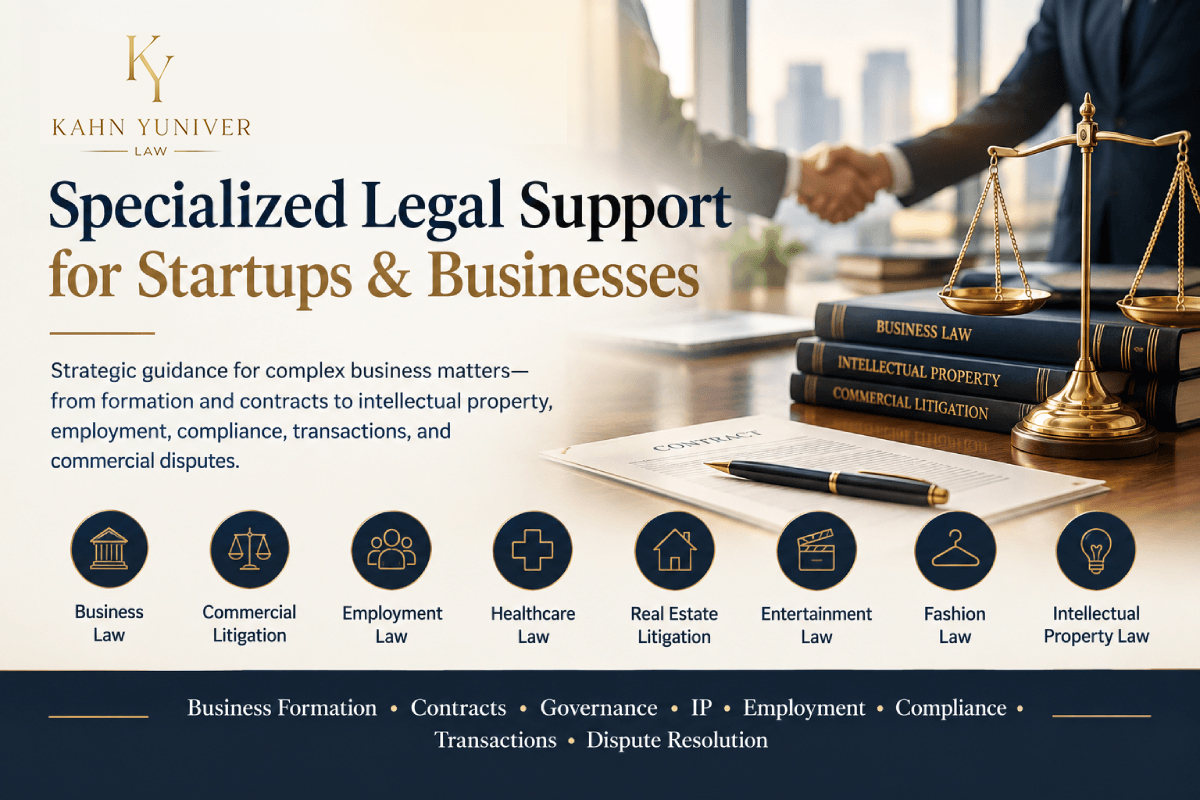 Specialized Legal Support for Startups & Businesses
